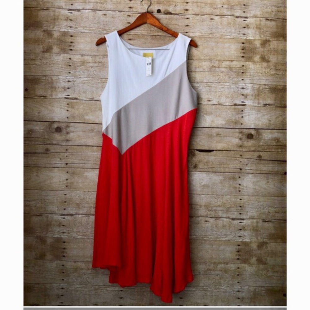 ANTHROPOLOGIE MAEVE COLOR BLOCK “CAMEROON” DRESS - Picture 3 of 3